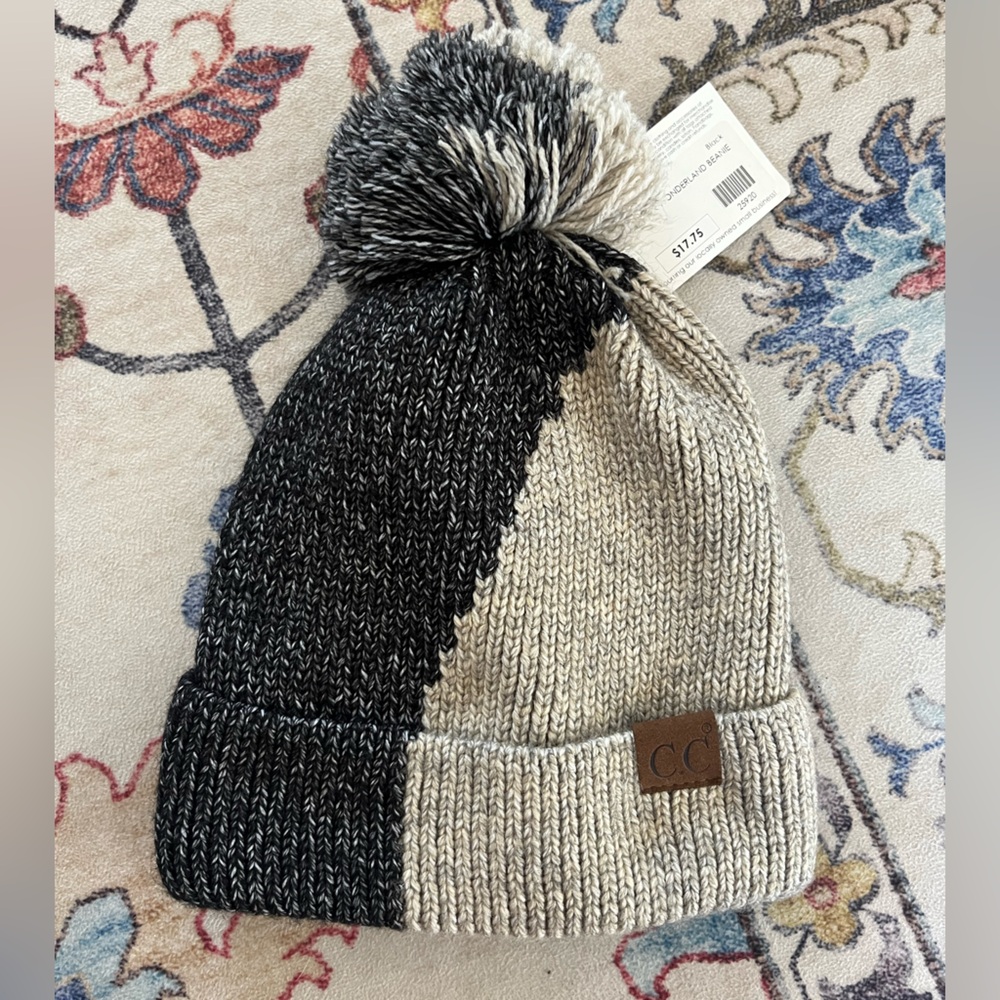 C.C. Knit Pom Beanie